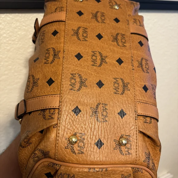 MCM Visetos Handle Bag